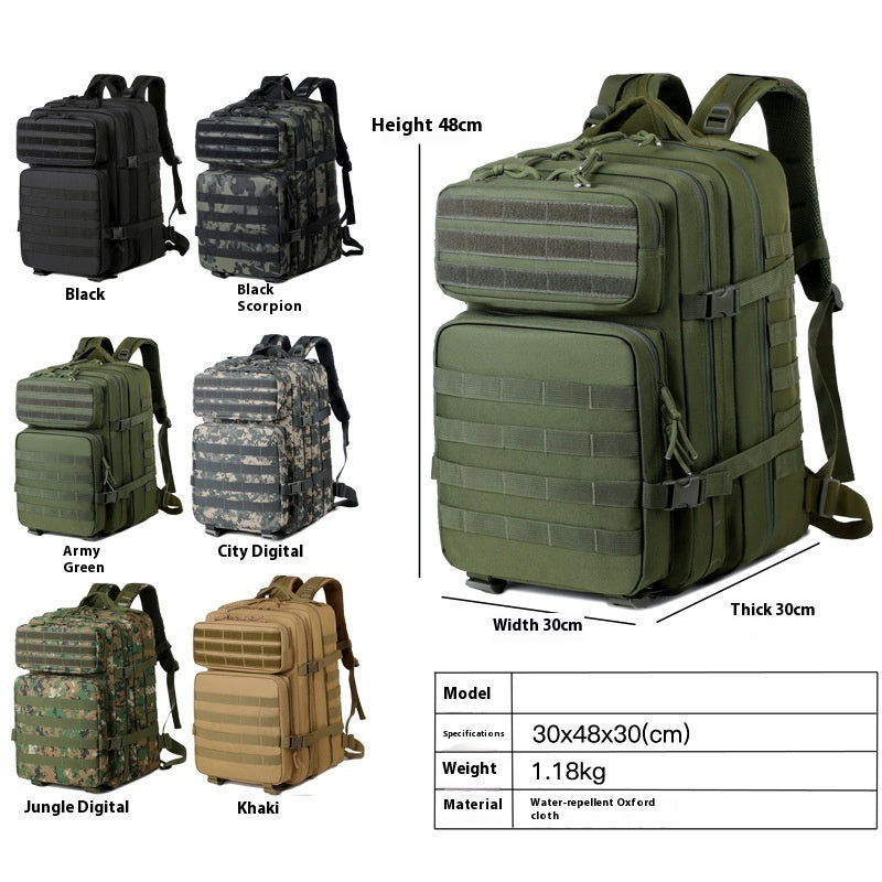 Unisex Camouflage Tactical Backpack Nylon Large Capacity