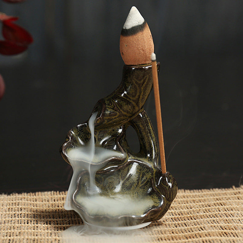 Ceramic Incense Burner Backflow Home Decoration