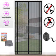 Fly Screen Door Insect Screen Door Curtain Magnetic Curtain Balcony Door 220x100cm