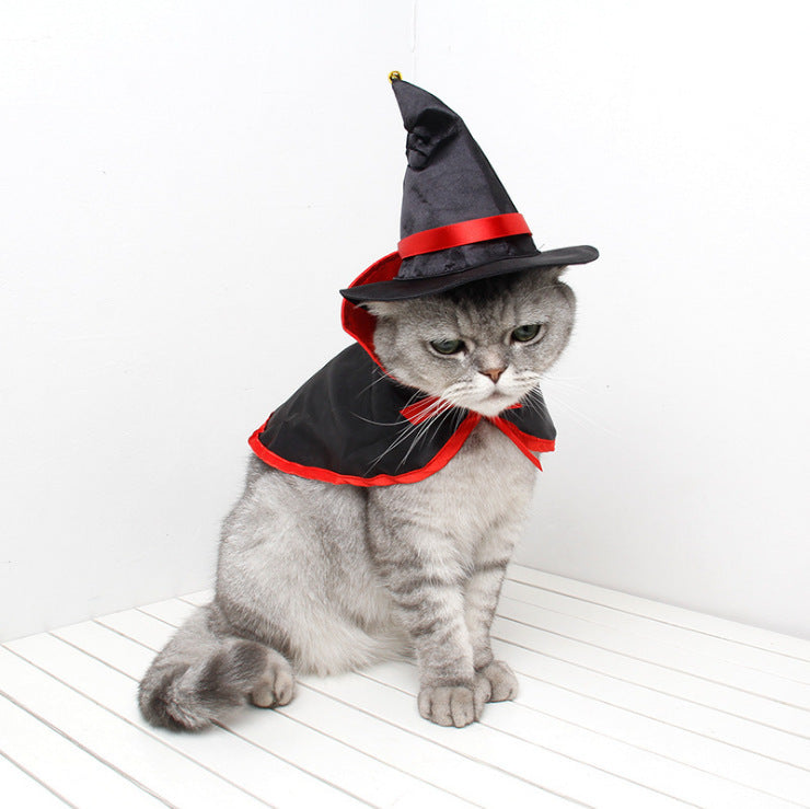 Halloween Pet Cloak – Cross-Border Cat and Dog Costume for Saint-Inspired Cosplay