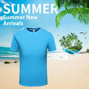 Round Neck Ice Silk Quick-drying T-shirt