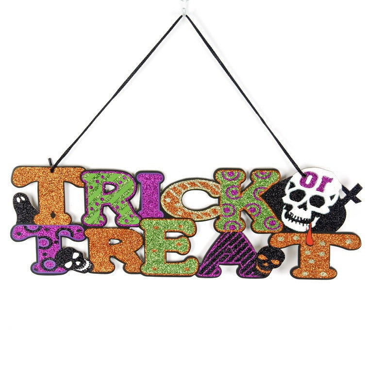 Halloween Glitter Decoration Props – Sparkly Party Ornaments for Haunted House and Holiday Displays