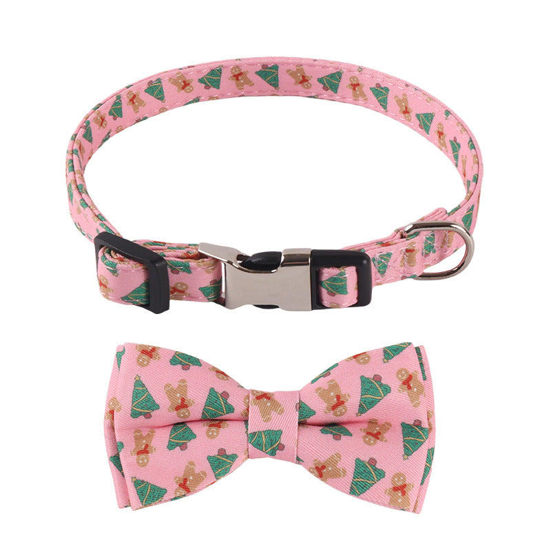 Pet Supplies Design Christmas Series Bow SUNFLOWER Holiday Dog Collar