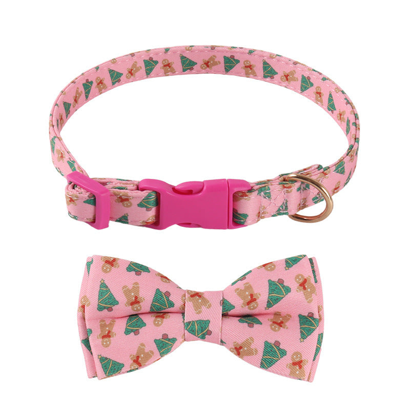 Pet Supplies Design Christmas Series Bow SUNFLOWER Holiday Dog Collar