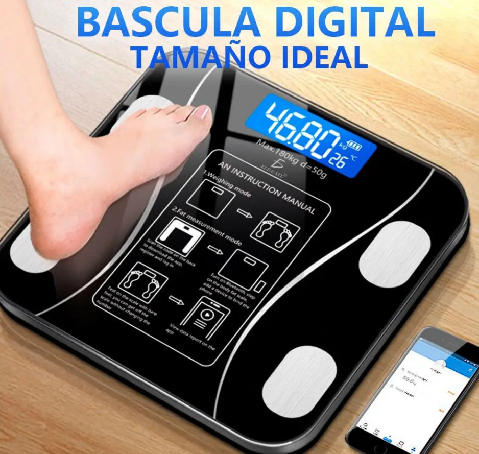 Smart Digital Scale With App Weight Control And USB Charging