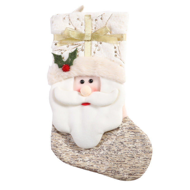 Nordic Style White Christmas Stockings