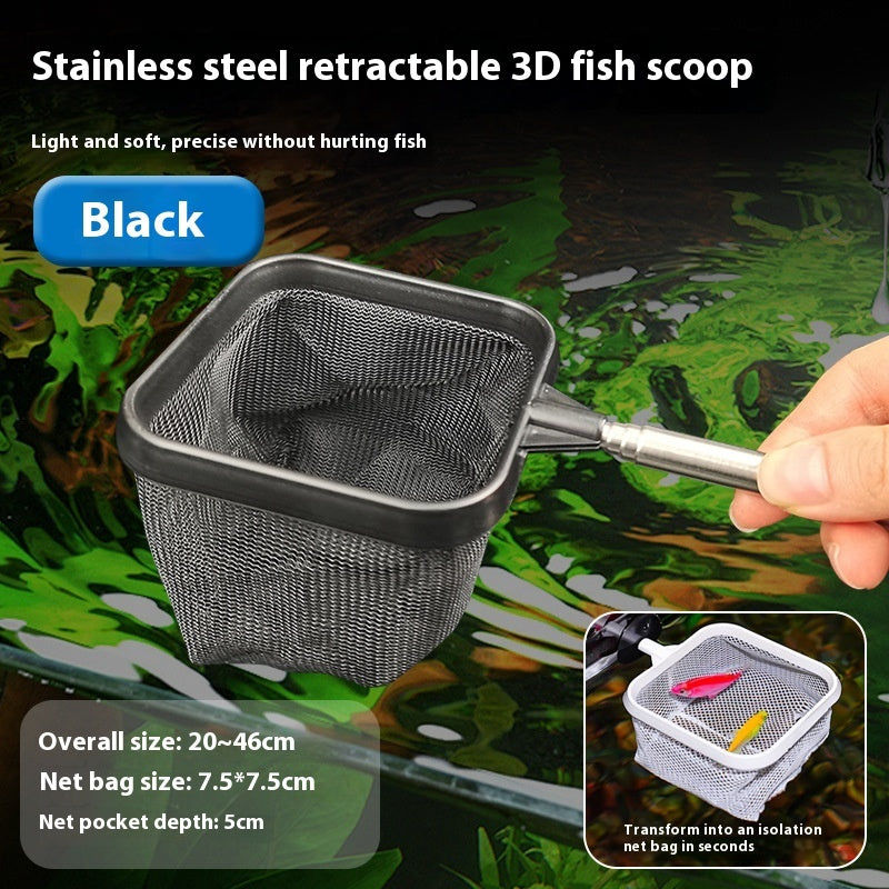 Stainless Steel Retractable Stereo Fish-catching Net Fishnet