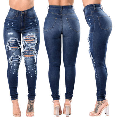 Women’s Cotton High-Waist Straight Pants – Casual Comfort with Classic Fit