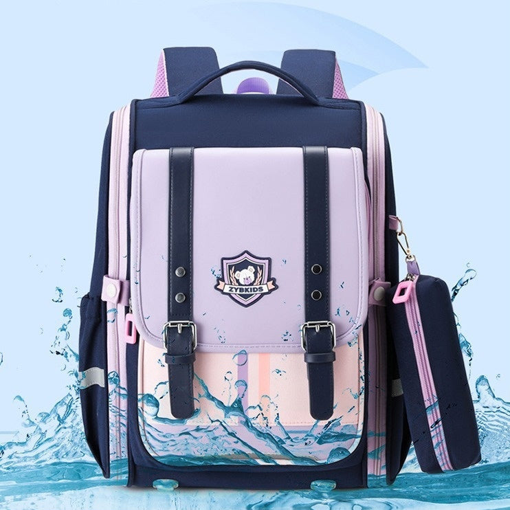 Unisex Kids Lightweight Nylon Backpack With Large Capacity