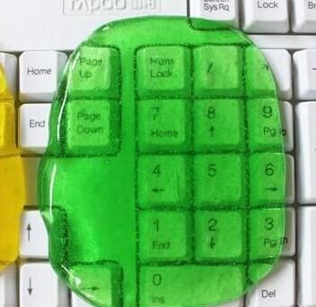 Universal Keyboard Cleaning Gel – Reusable Dust Remover Putty for Laptop, PC & Car Vents