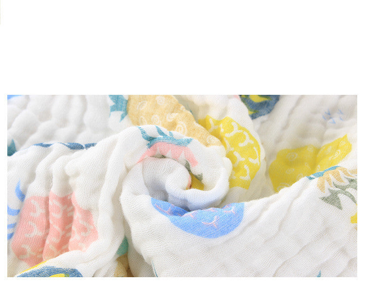 6 Six-Layer Cotton Baby And Children Bath Towel