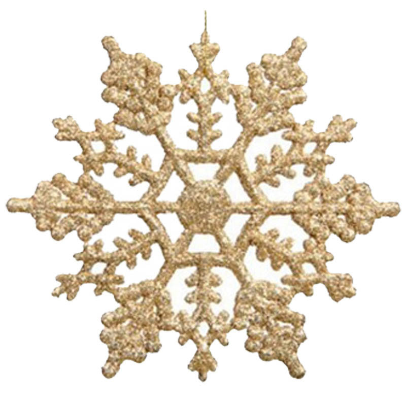 Acrylic Snowflake Christmas Tree Ornaments 10CM