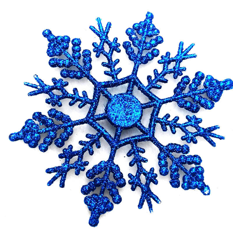 Acrylic Snowflake Christmas Tree Ornaments 10CM
