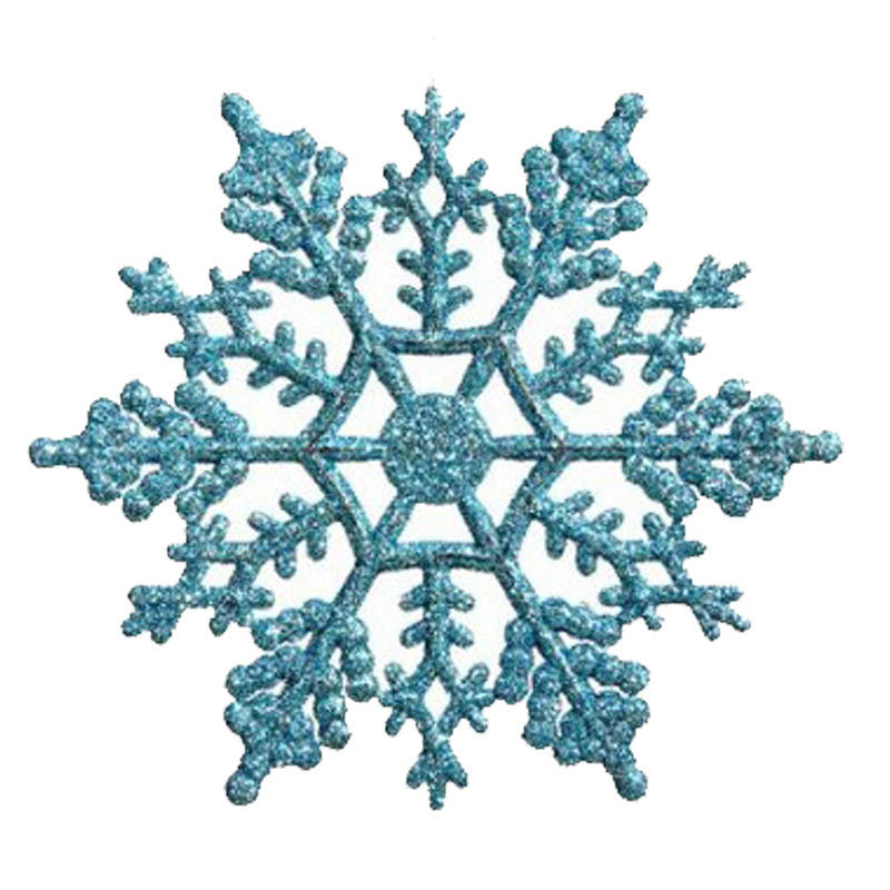 Acrylic Snowflake Christmas Tree Ornaments 10CM