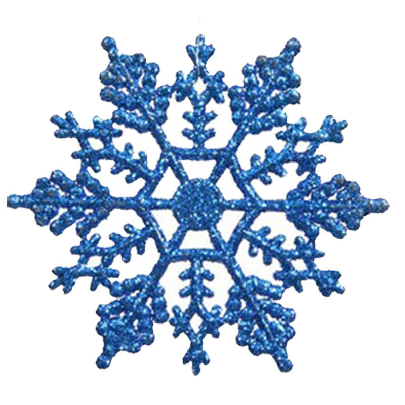 Acrylic Snowflake Christmas Tree Ornaments 10CM