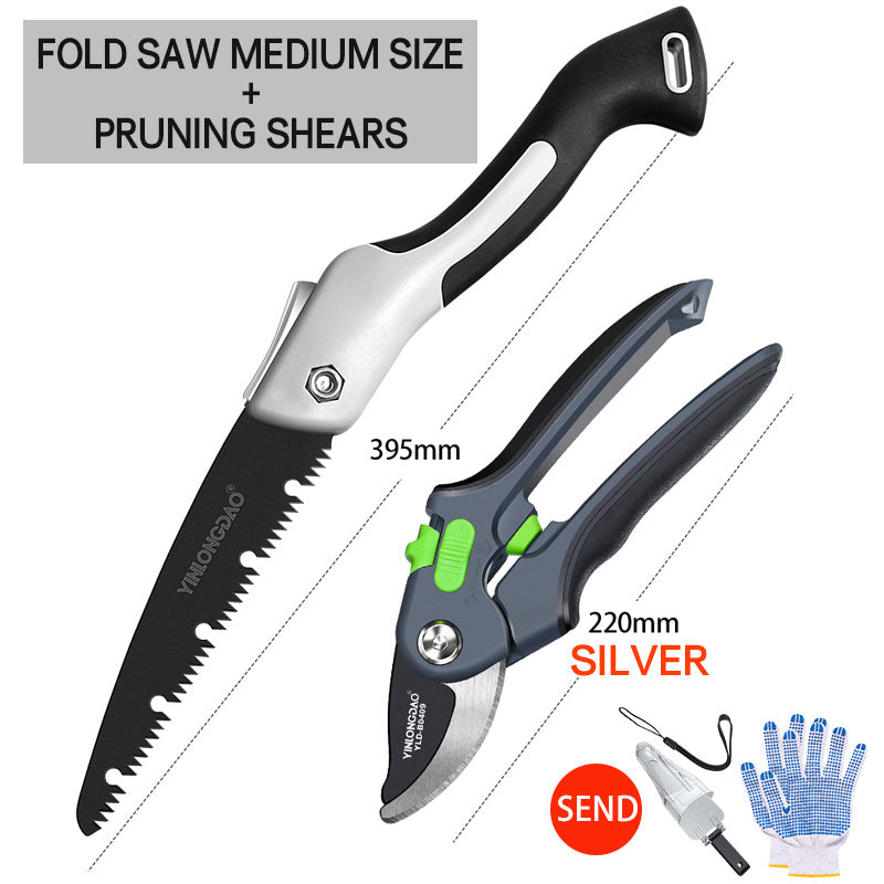 Garden Scissors with Ultra-Fine Polished Metal Blades and Ergonomic Non-Slip Handle