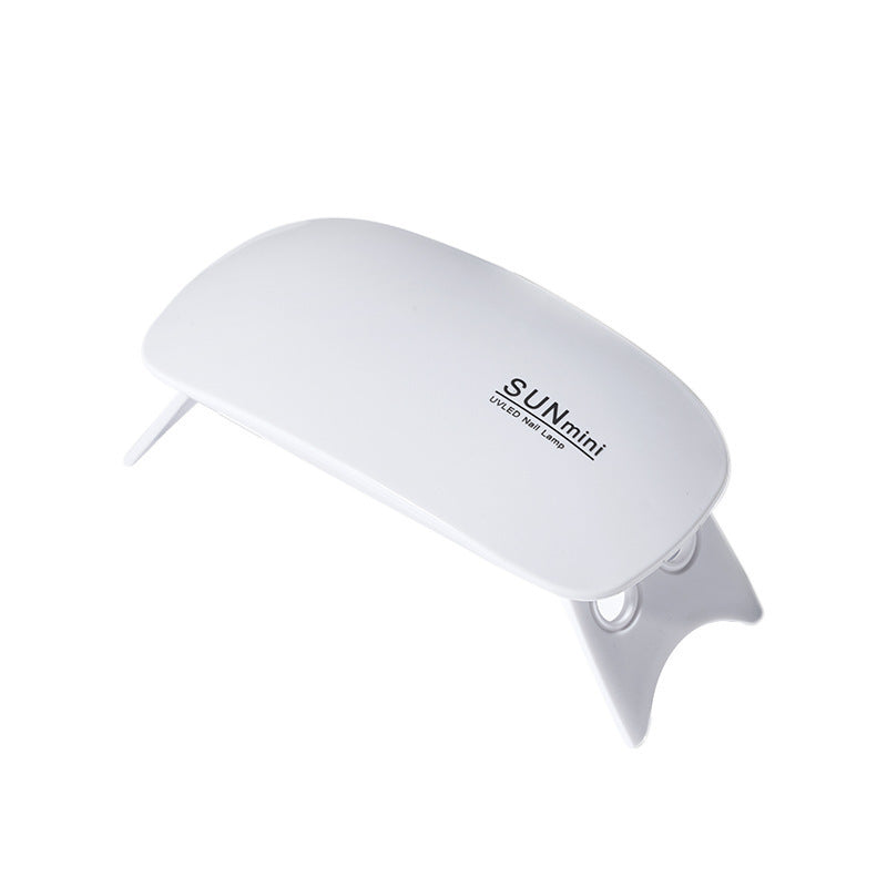 Mini LED Nail Lamp – Portable Mouse-Shaped UV Phototherapy Dryer