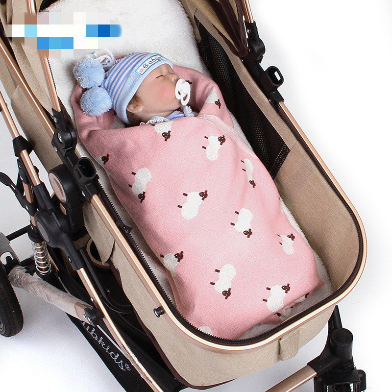 Baby Sheepskin Blanket – Windproof Stroller/Pram Cover