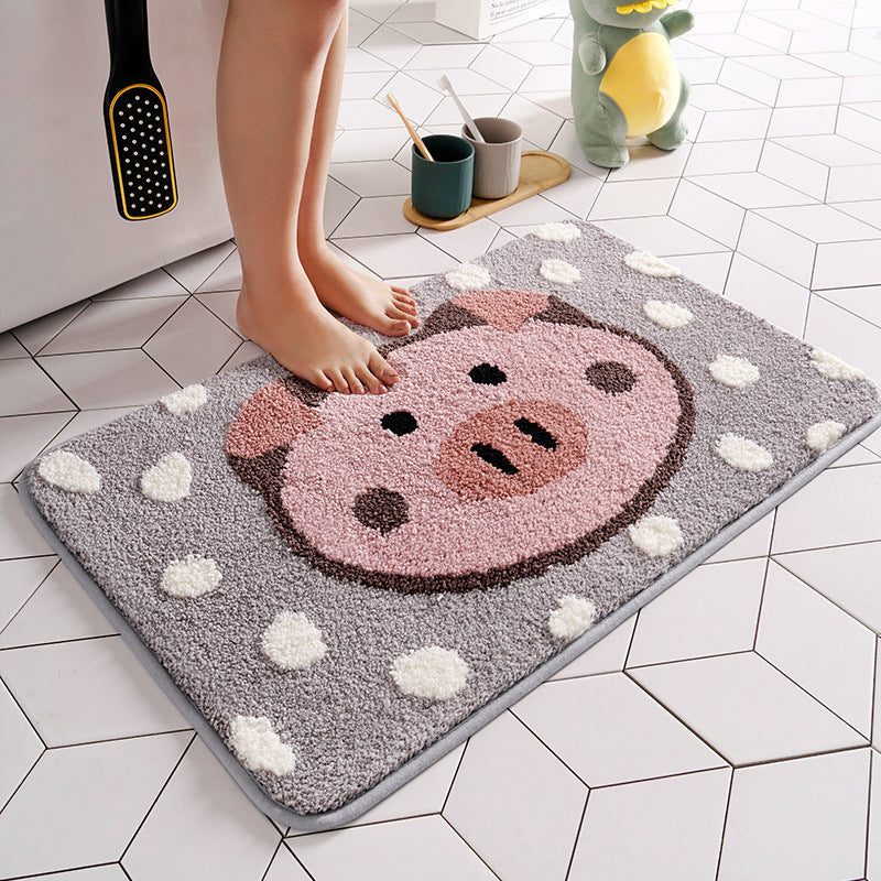 Super Absorbent Non-Slip Bathroom Mat – Quick-Dry Bath Rug