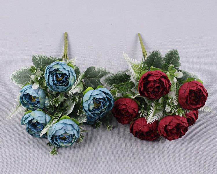 Instagram Simulation Peony Wedding Bouquet Held In Hand