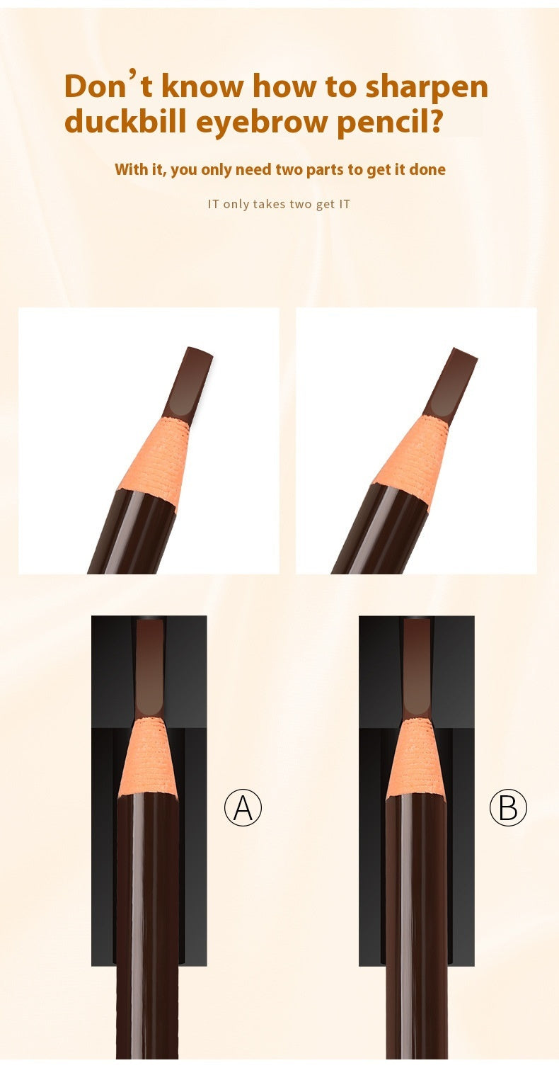 Eyebrow Pencil with Sharpener – Precision Line Drawing Beauty Tool