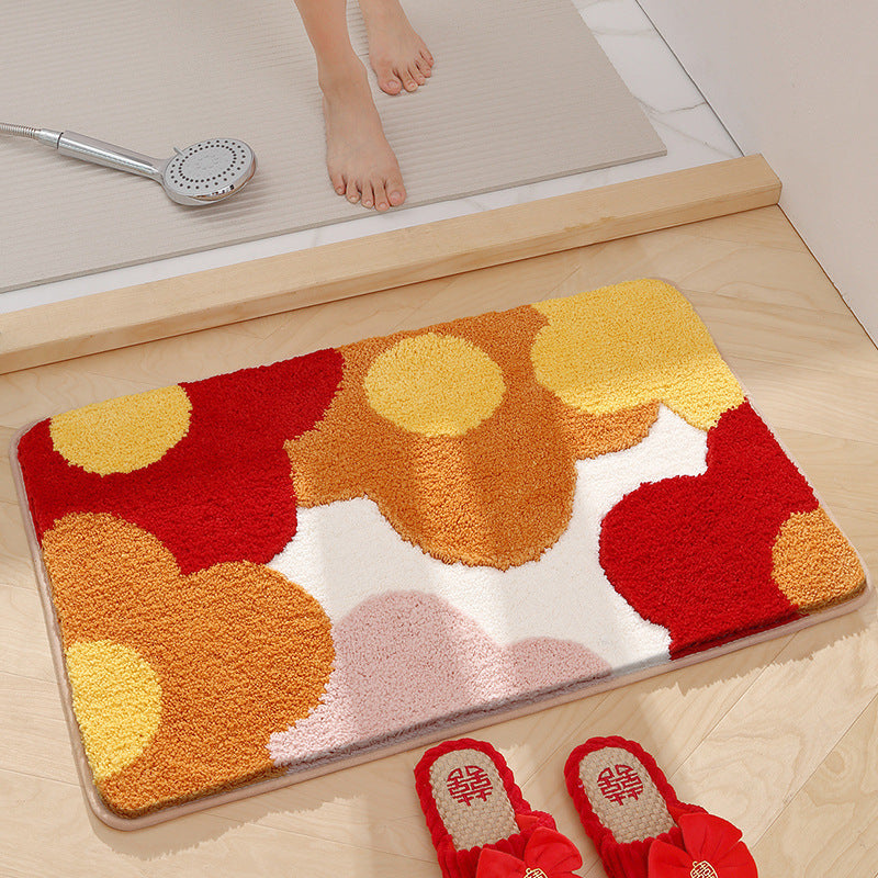 Cartoon Household Bathroom Mats – Absorbent Non-Slip Floor Rugs