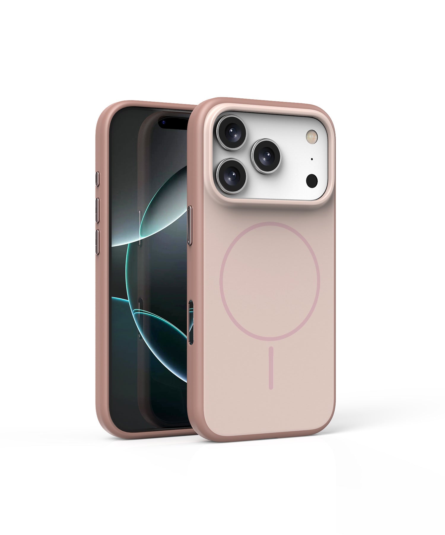 Magnetic Frosted PC TPU Phone Case for 17 Series Contrast Color Protective Shell