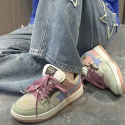 Color Matching Women's Board Shoes Students