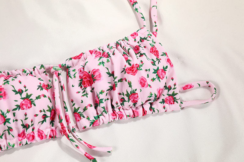 Women’s Printed Strap Bikini Set – Women’s Swimwear