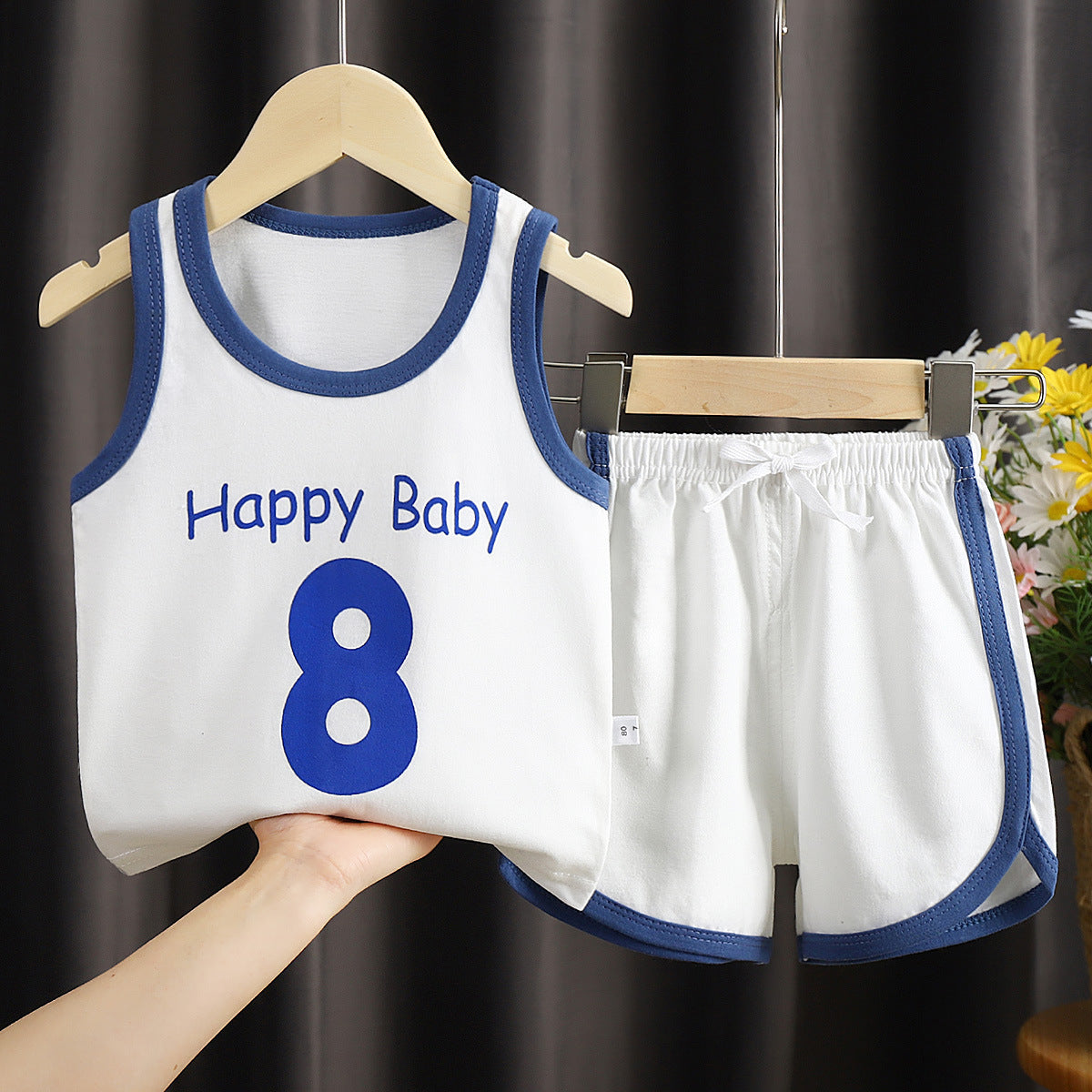 Summer Children’s Vest and Shorts Suit – Lightweight Kids Clothing Set