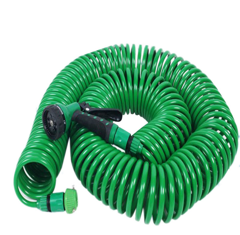 Garden Telescopic Hose with ABS Sprinkler Gun – Plastic Handle, Multiple Length Options for Car Washing & Garden Watering