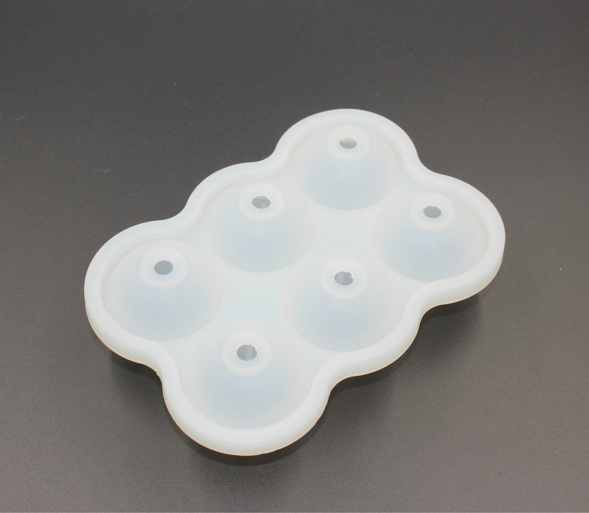 Large Ice Cube Maker – 6-Cell Silicone Ice Ball Tray for Whiskey, Cocktails & More