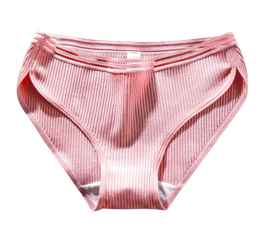 Women’s Japanese Ribbed Cotton Underwear