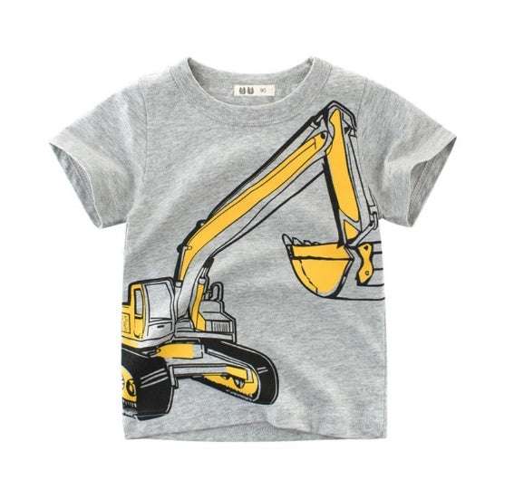 Kids Short Sleeve Korean Cotton Blend Tee Regular Fit