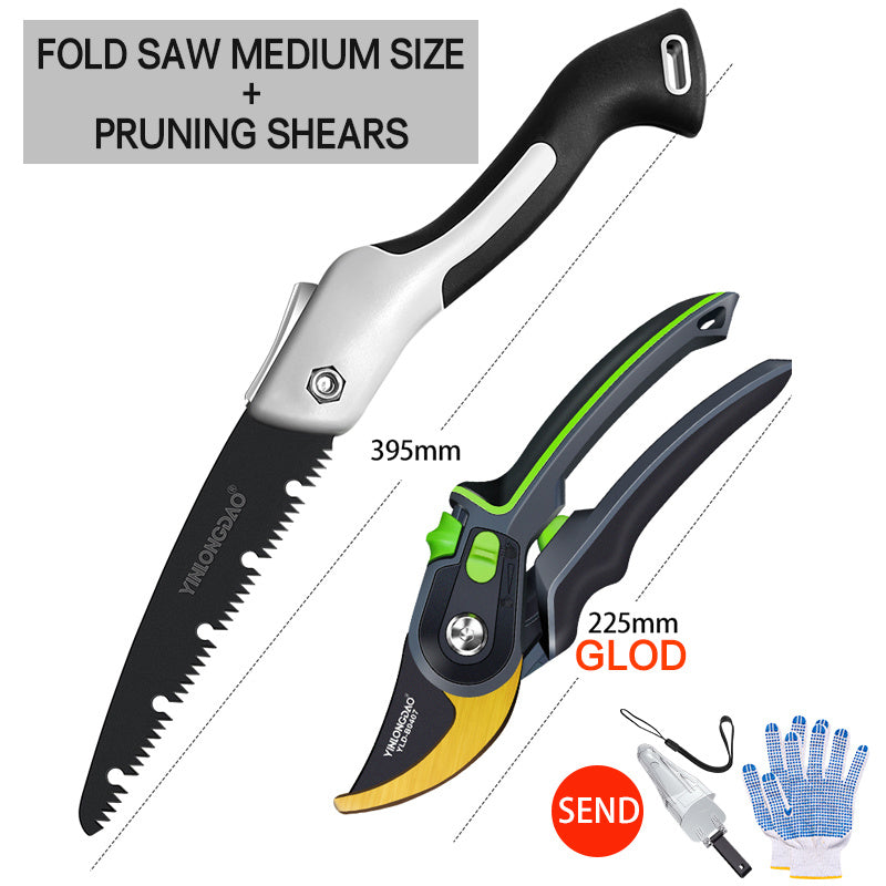 Garden Scissors with Ultra-Fine Polished Metal Blades and Ergonomic Non-Slip Handle