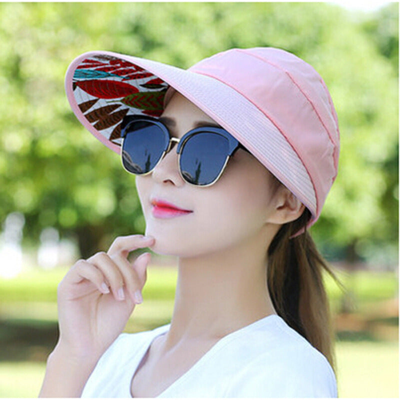 Summer Travel Ladies Printed Sun Hat
