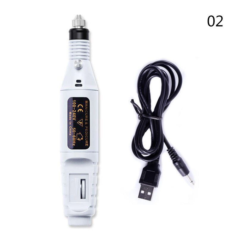 Electric Nail Drill Machine – USB Rechargeable Manicure & Pedicure Set