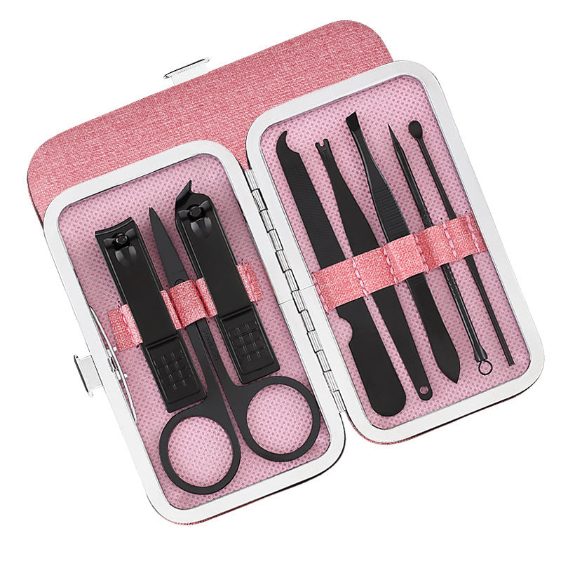 Manicure Nail Clipper Set – 8pcs Professional Grooming & Care Tools