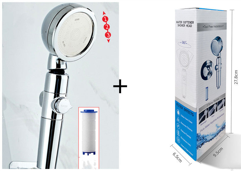 Handheld Filter Shower Head – High-Pressure Water Purifying Nozzle