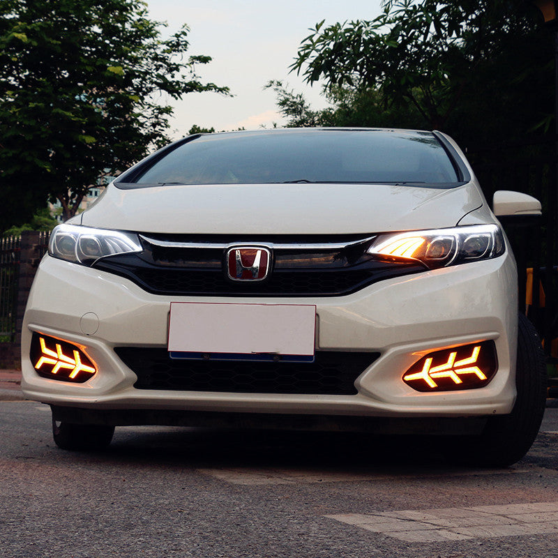 Car Daytime Running Lights – Two-Color Modified LED DRL for Vehicles