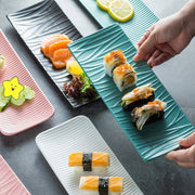New Bone China Sushi Plate Rectangular Serving Dish