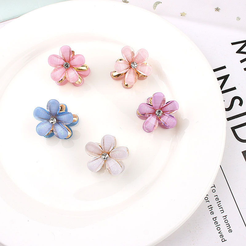 Mini Flowers Small Hair Accessory Hair Accessories Trumpet Simplicity