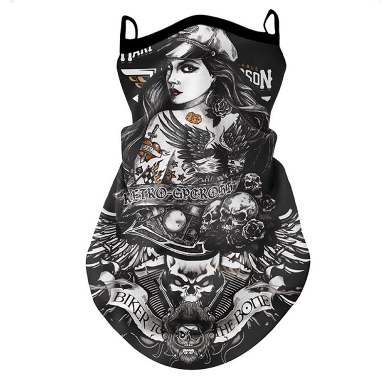 Integrated Sun Mask for Full Face & Neck Protection