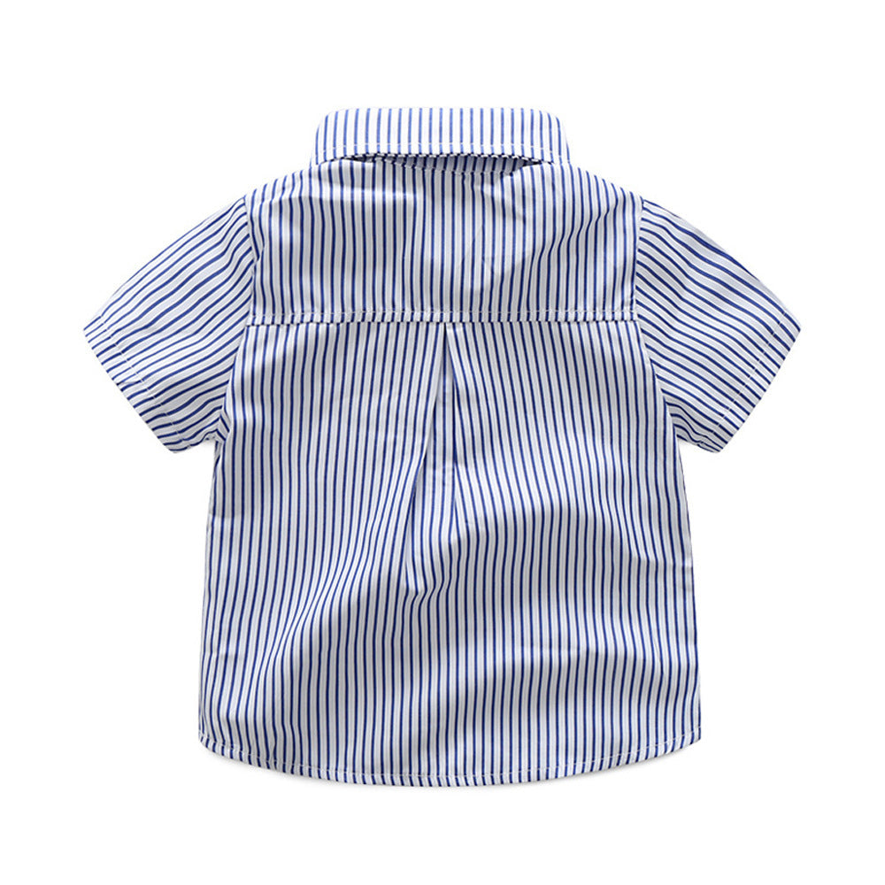 Short-Sleeve T-Shirt and White Pants Fashion Clothing Suit