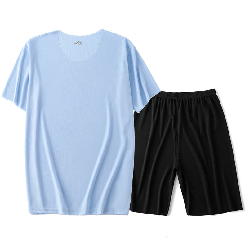 Home Wear Short Sleeve Shorts Suit Pajamas