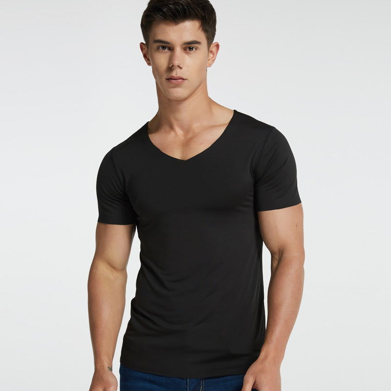 Men's Ice Silk Seamless T-Shirt