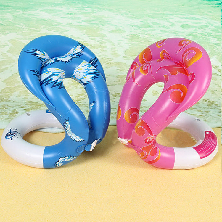 One-piece Swimming Self-taught Baby Thickening Double Airbag Children's Swimming Ring