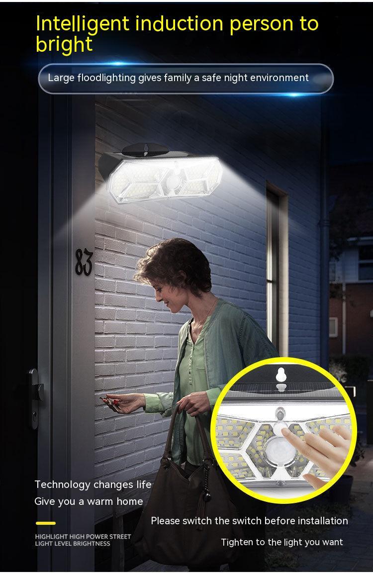 Solar Human Body Induction Lamp Outdoor Waterproof Street