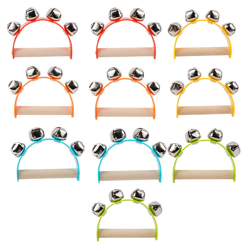 Wooden Semicircle Handbell Children's Musical Instrument Toy