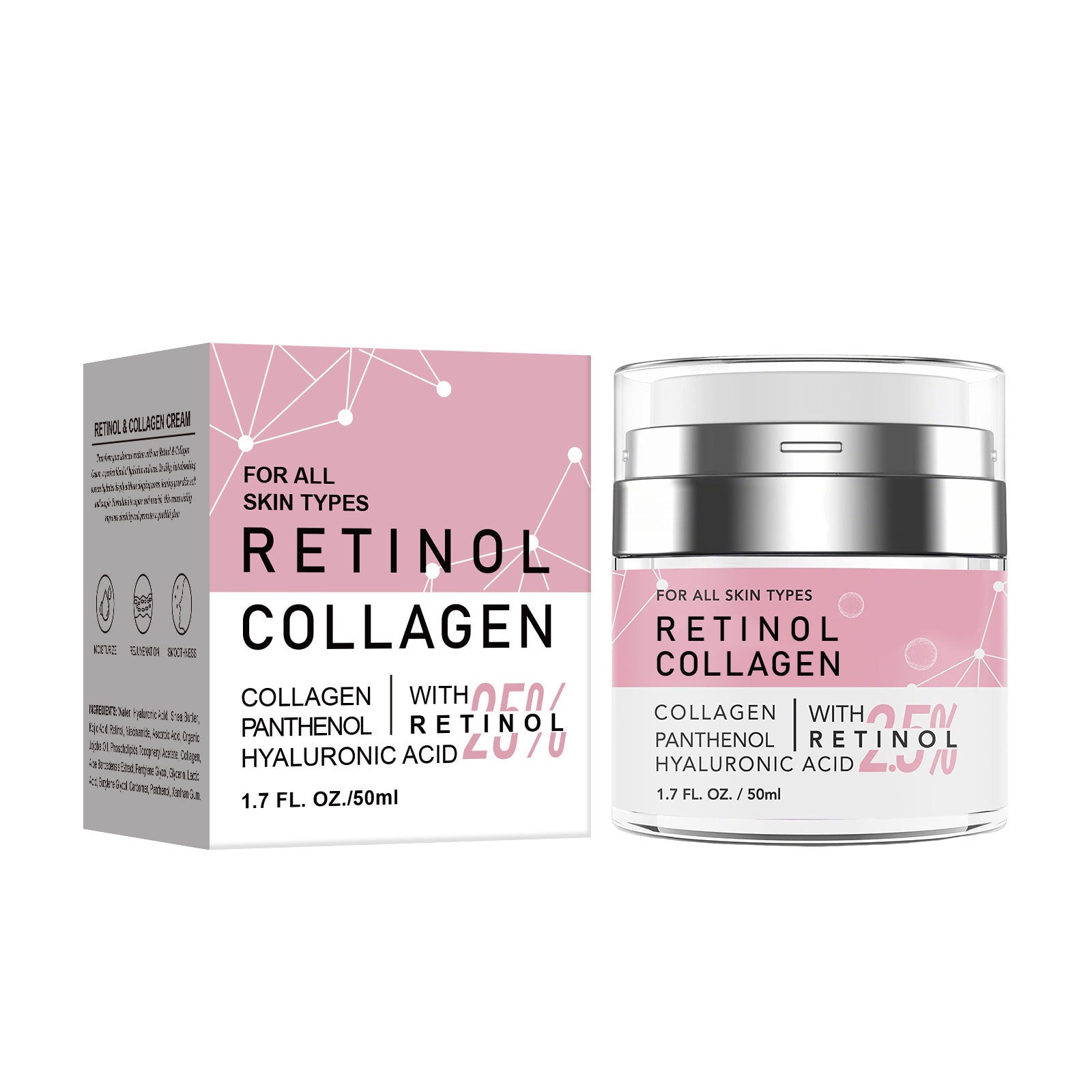 Collagen Face Moisturizing Cream Transparent